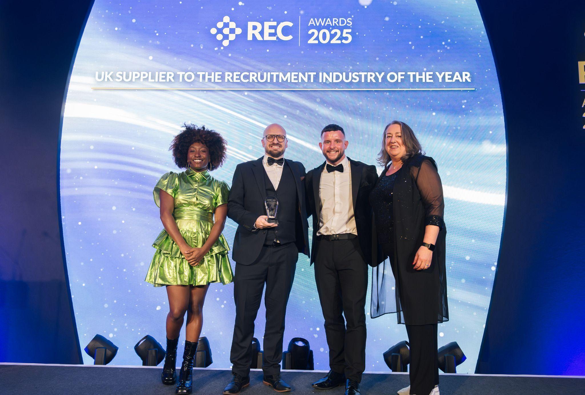 SafeRec Wins UK Supplier to the Recruitment Industry of the Year